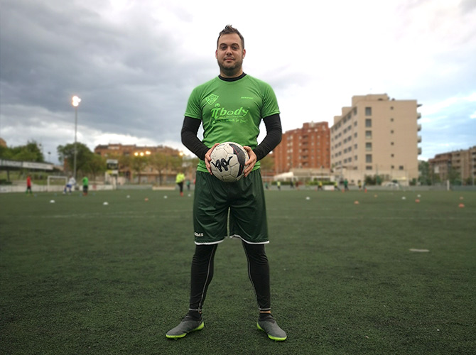 Aleix UE Balàfia futbol inclusiu