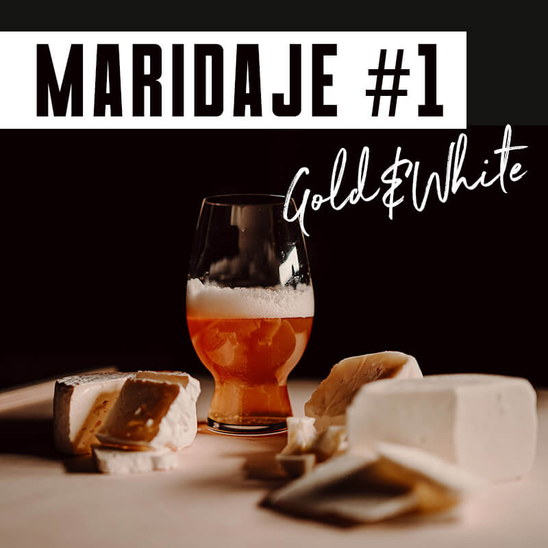 Maridaje #1 Gold&White